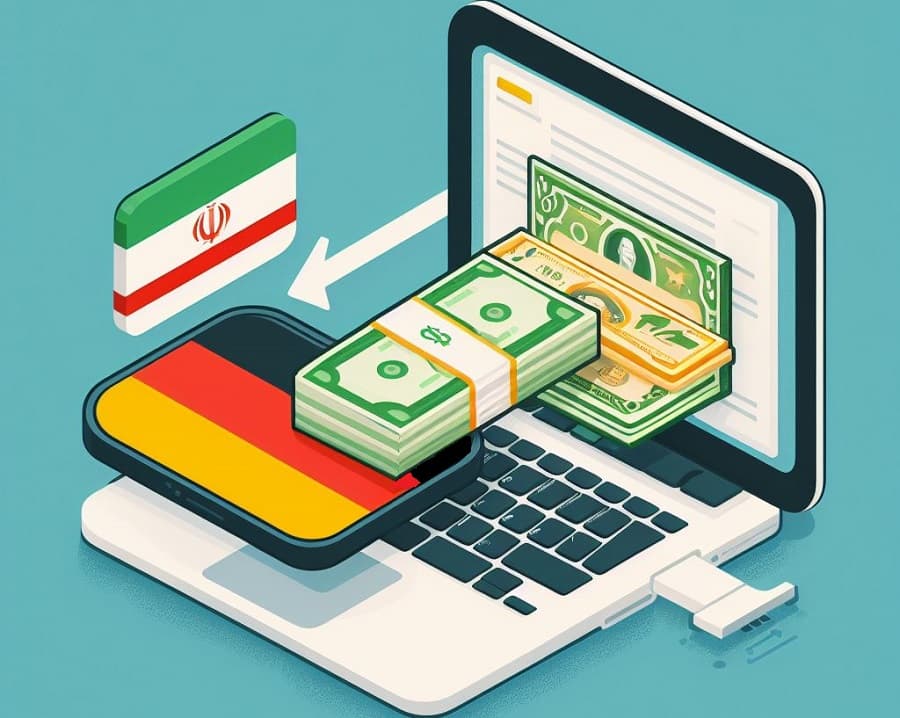 انتقال پول از ایران به آلمان با وبمانی